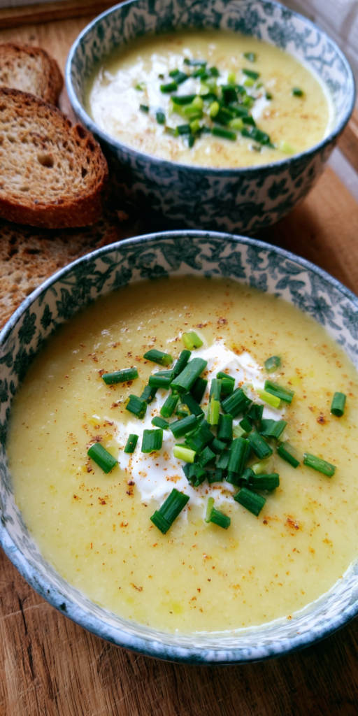 Zesty Sour Cream & Chive Cajun Potato Soup Recipe