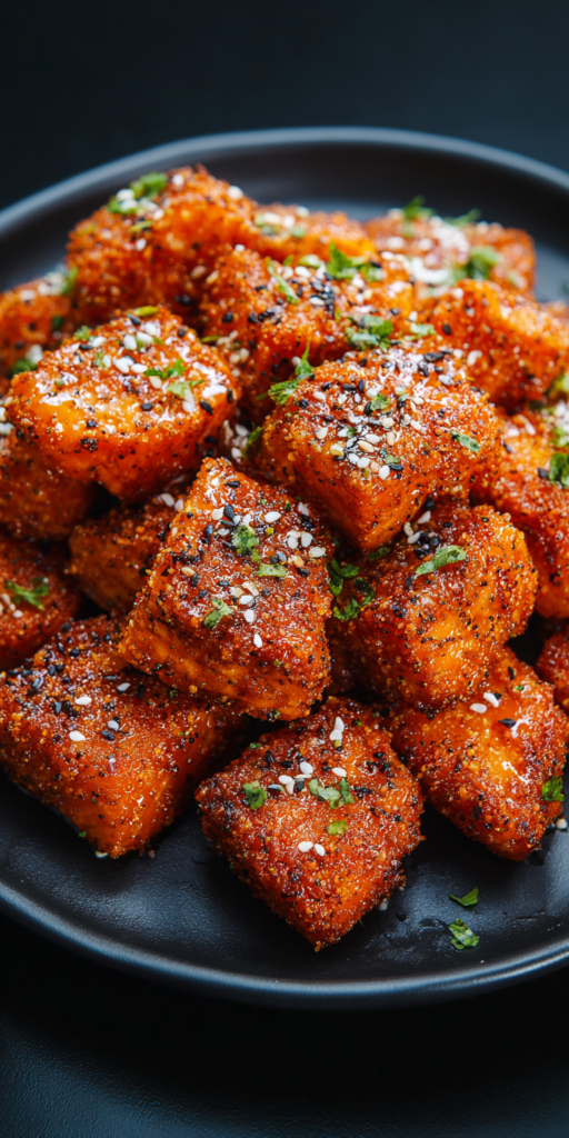 Air Fryer Bang Bang Salmon Bites Recipe