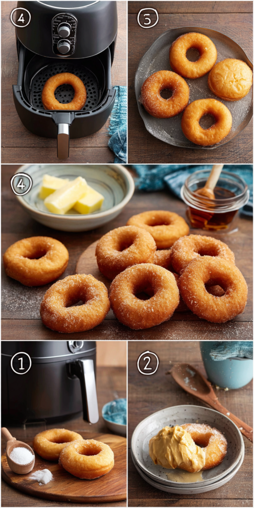 Air Fryer Donuts Quick Dessert Recipe