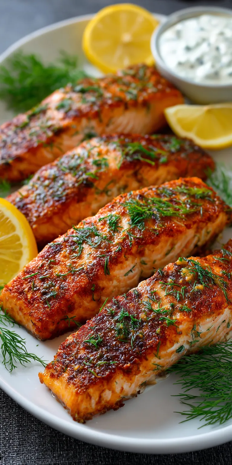 Air Fryer Salmon High Protein Dinner served warm with cozy spices
