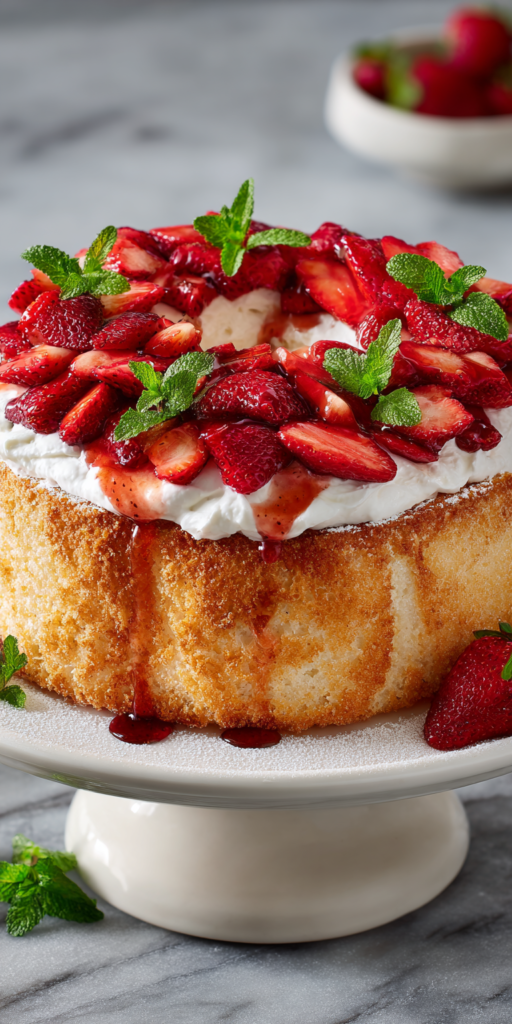 Angel Food Cake Strawberry Shortcake Recipe