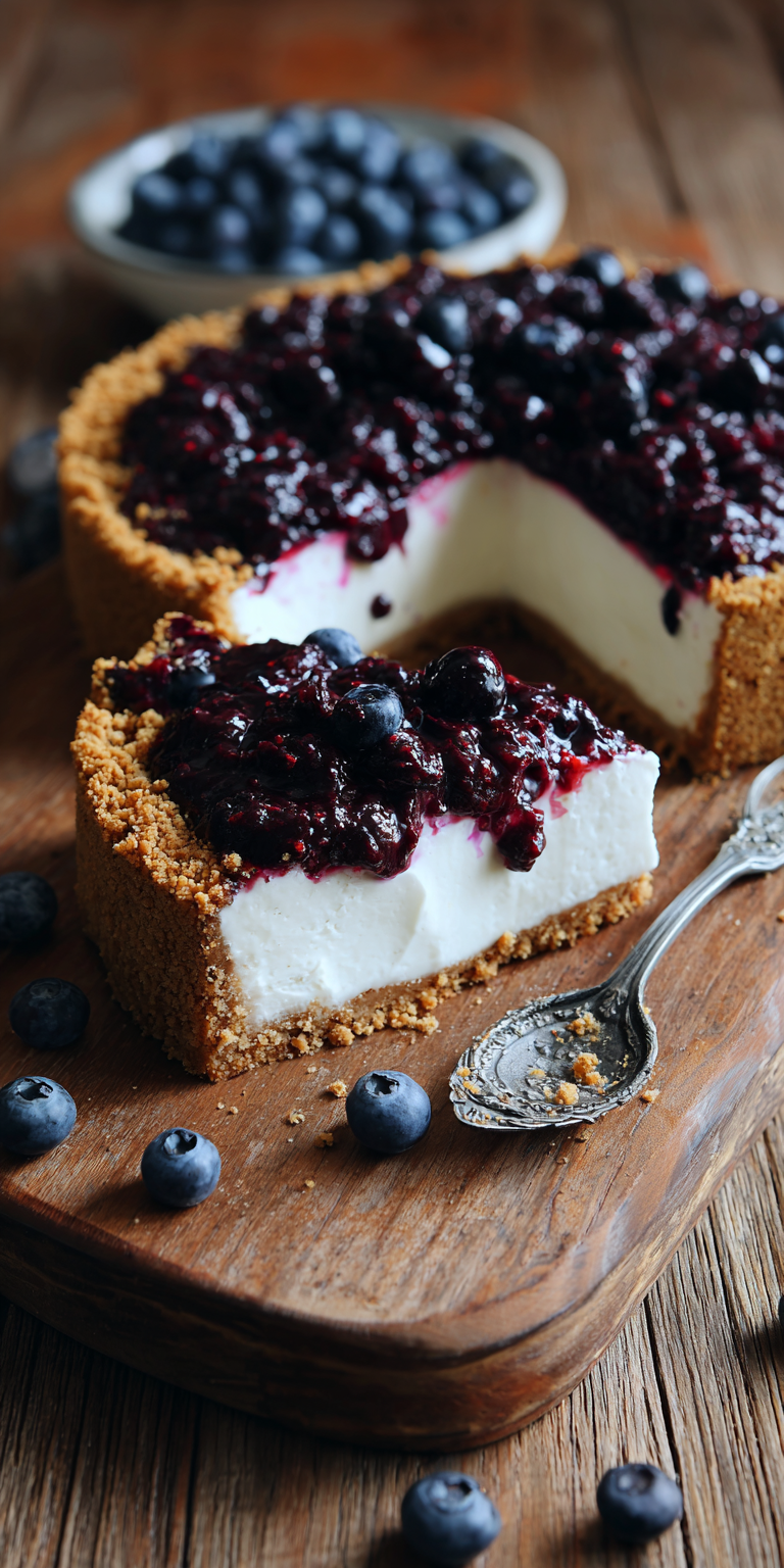 Blueberry Crumble Cheesecake Recipe