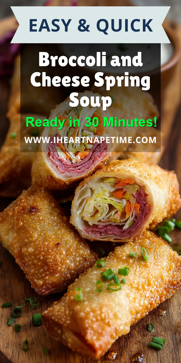 Broccoli and Cheese Spring Soup served warm with cozy spices