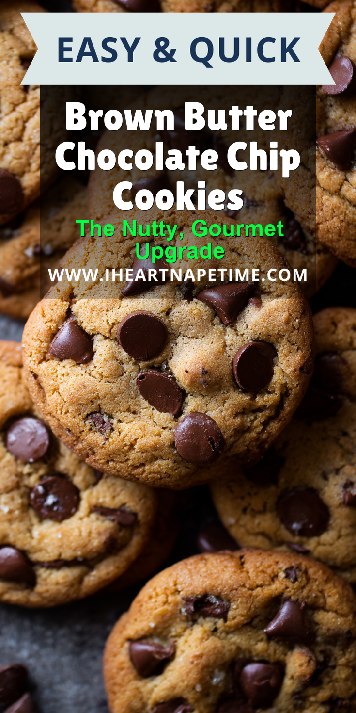 Brown Butter Chocolate Chip Cookies served warm with cozy spices