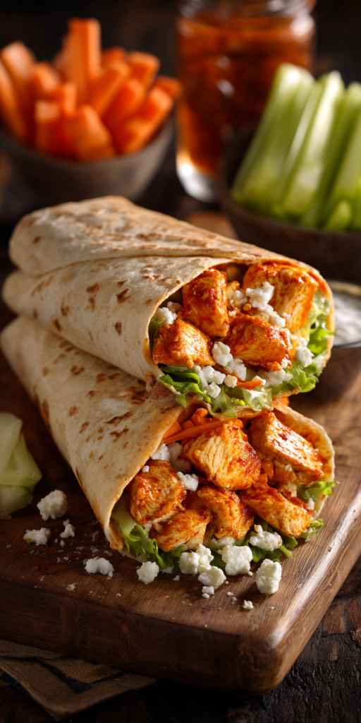 Buffalo Chicken Wraps for Lunch Recipe