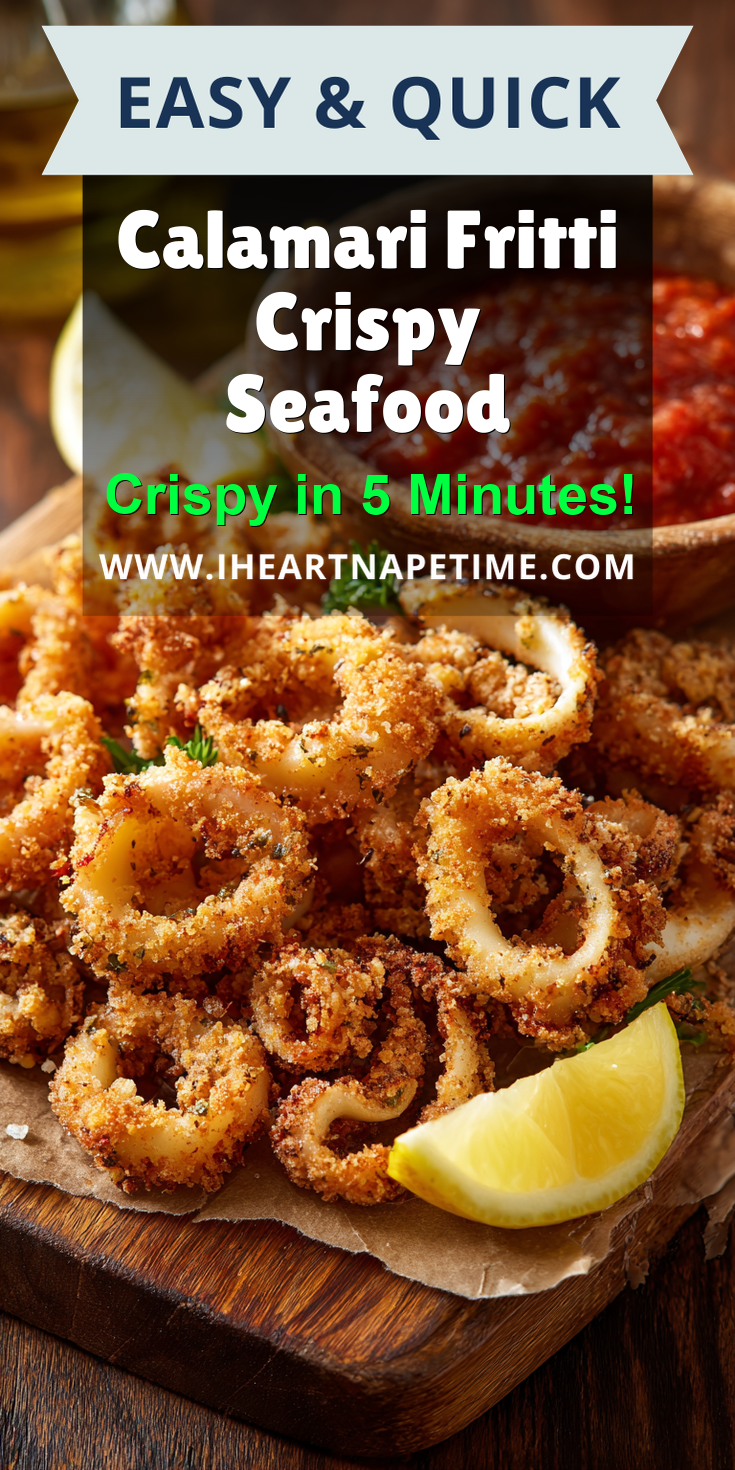 Calamari Fritti Crispy Seafood served warm with cozy spices