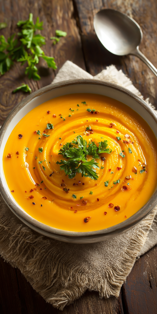 Carrot Sweet Potato Soup Recipe