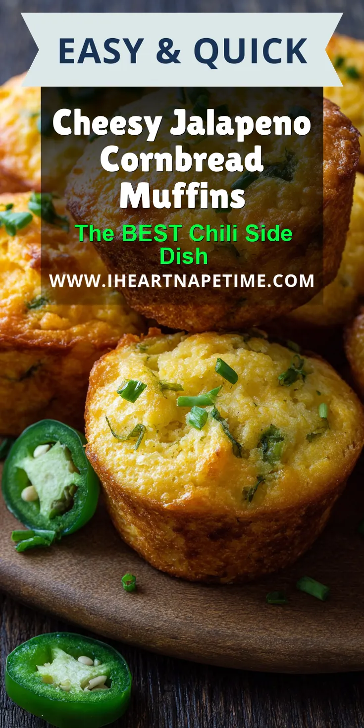 Cheesy Jalapeno Cornbread Muffins served warm with cozy spices