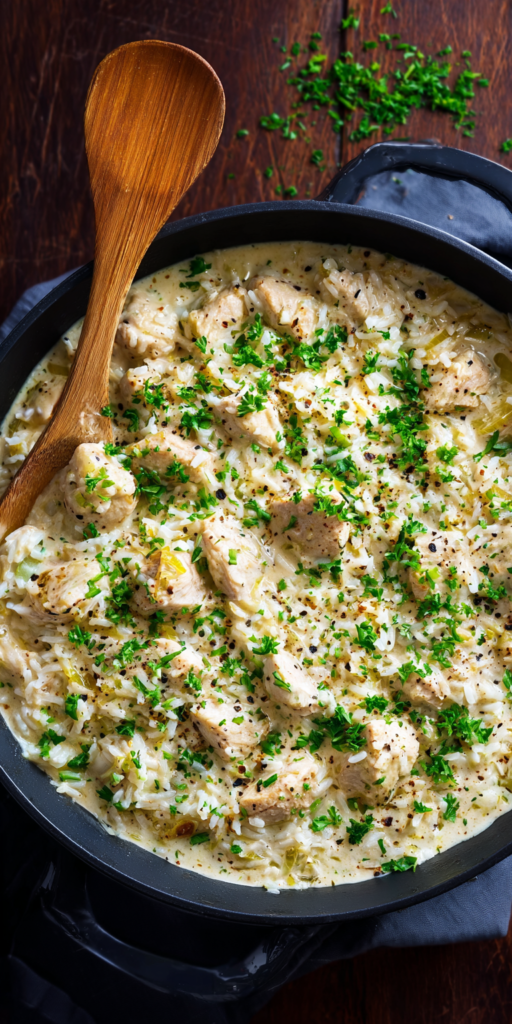 Cheesy Ranch Chicken and Rice Recipe
