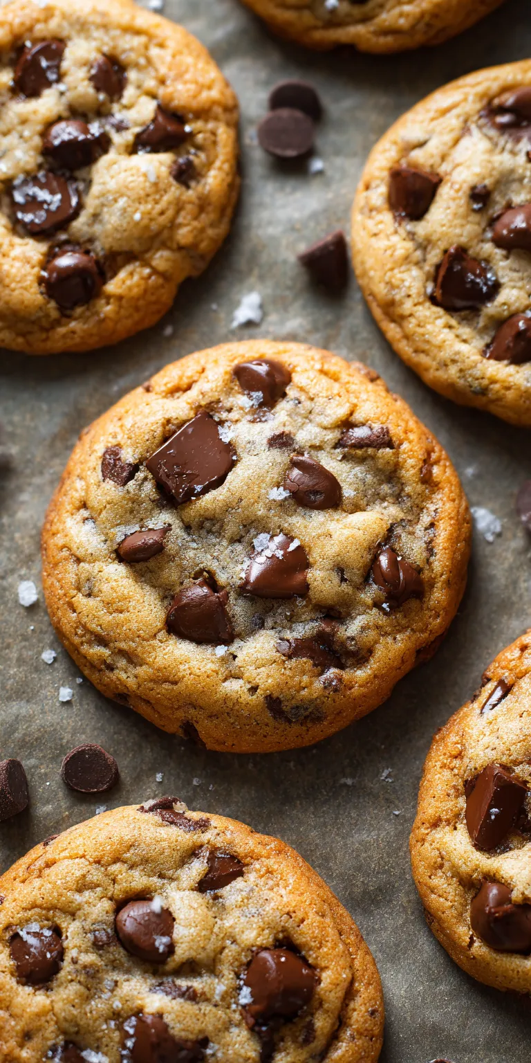 Chewy Gooey Chocolate Chip Cookies served warm with cozy spices