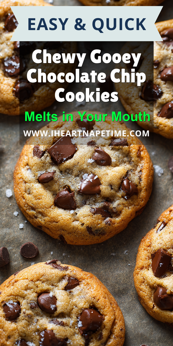 Chewy Gooey Chocolate Chip Cookies served warm with cozy spices