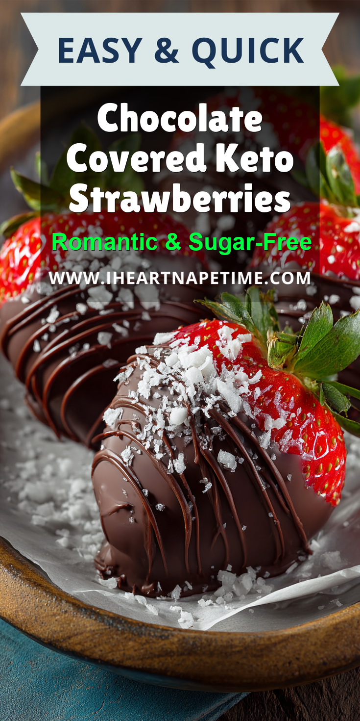 Chocolate Covered Keto Strawberries served warm with cozy spices