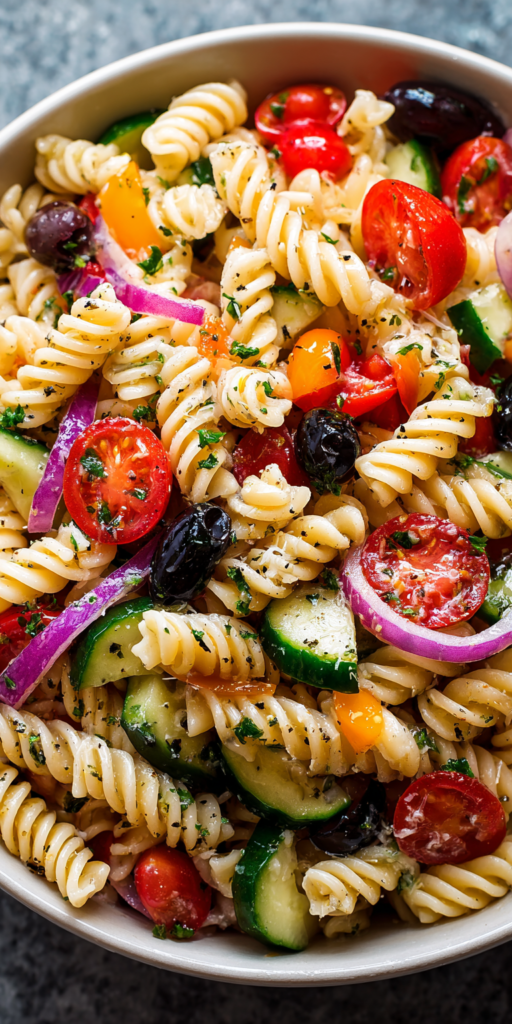 Classic Italian Dressing Easy Pasta Salad Recipe