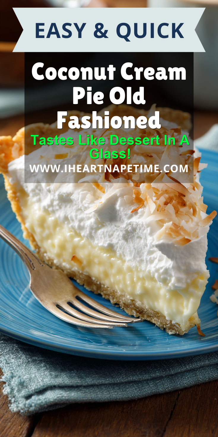 Coconut Cream Pie Old Fashioned served warm with cozy spices