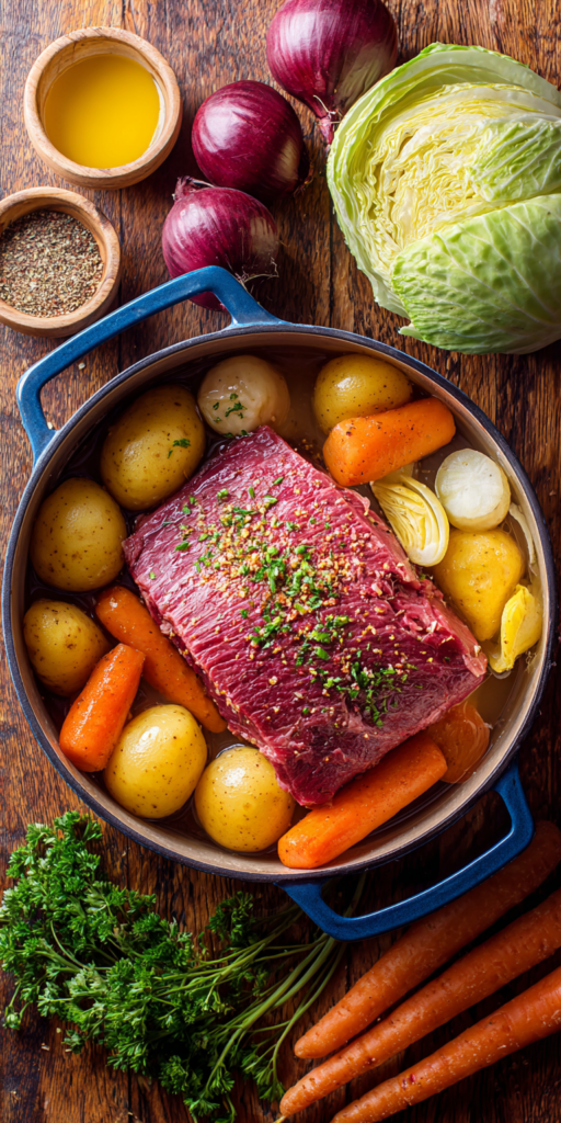 Corned Beef served warm with cozy spices
