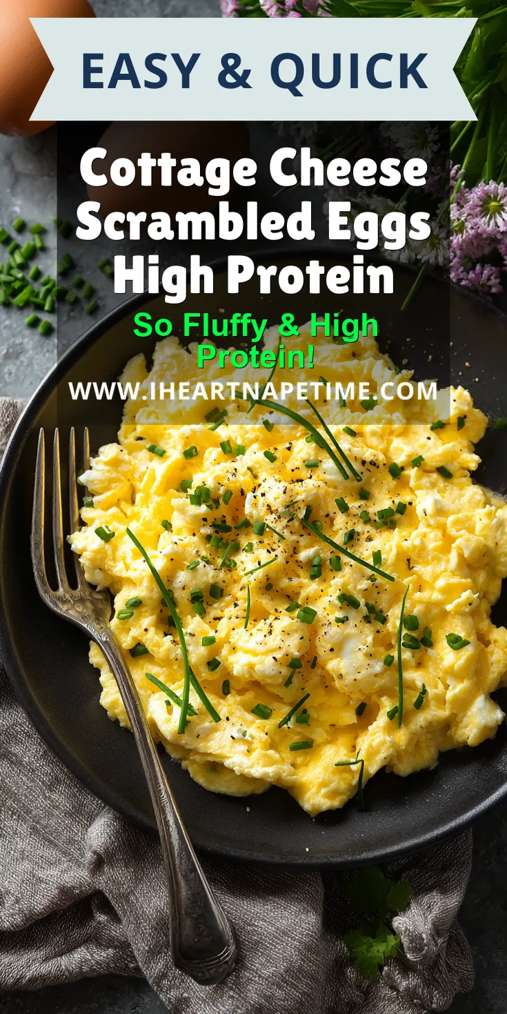 Cottage Cheese Scrambled Eggs High Protein served warm with cozy spices