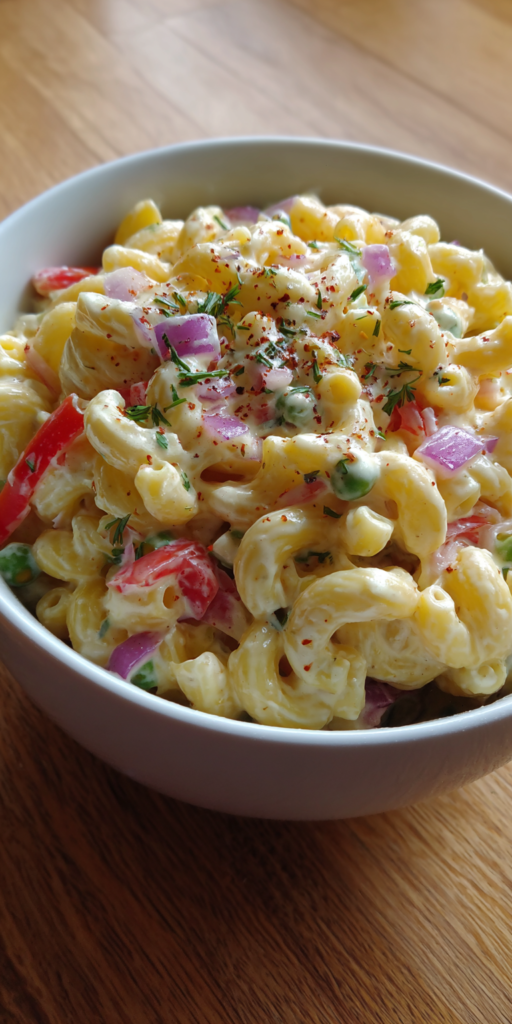 Creamy Macaroni Cold Pasta Salad Recipe