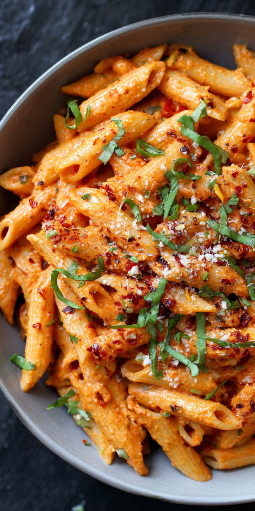 Creamy Roasted Red Pepper Pasta Recipe
