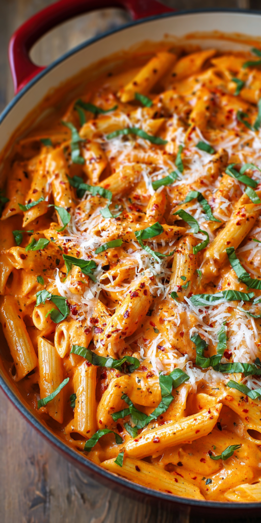 Creamy Tomato Basil Pasta Recipe