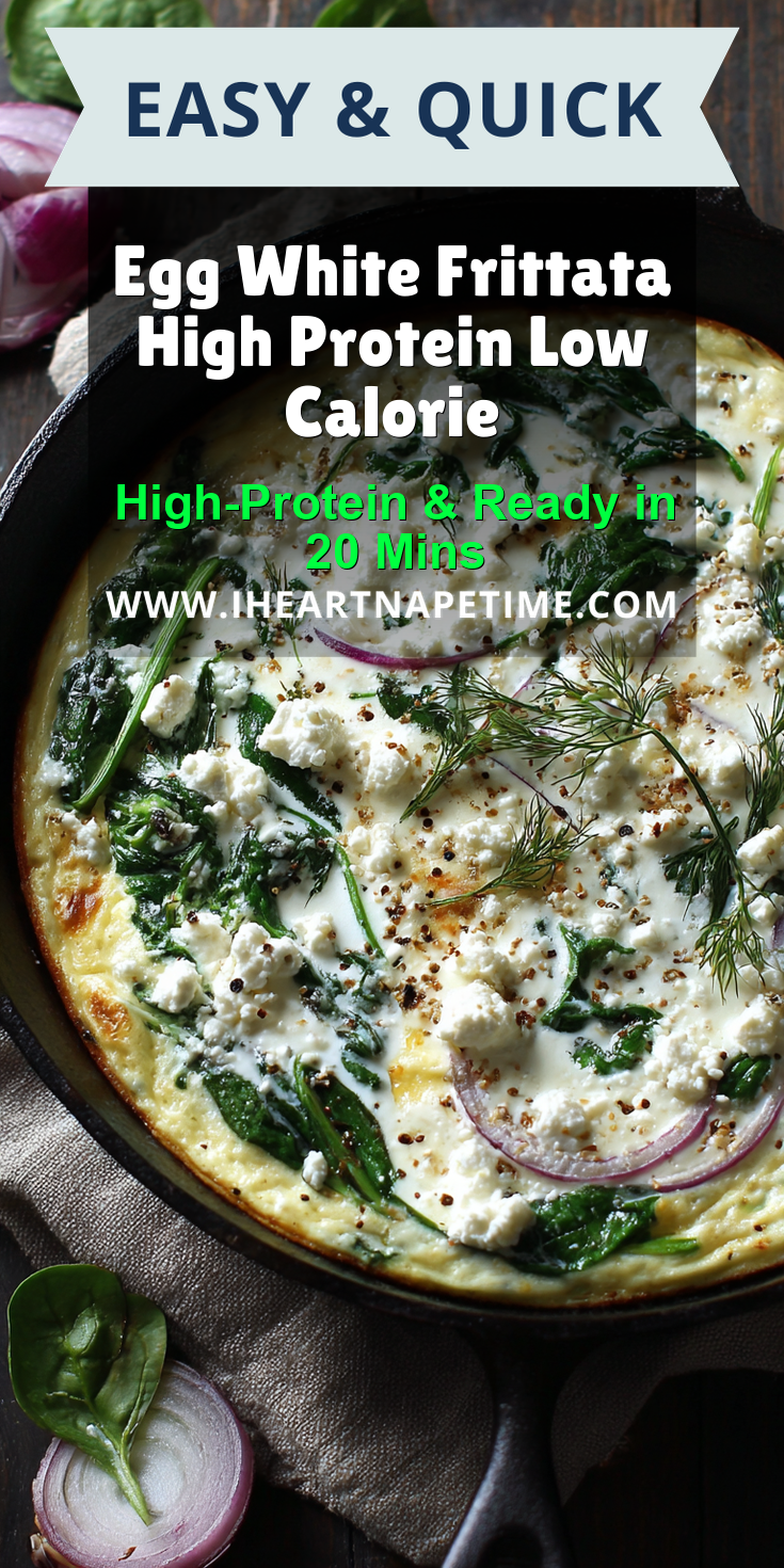 Egg White Frittata High Protein Low Calorie served warm with cozy spices