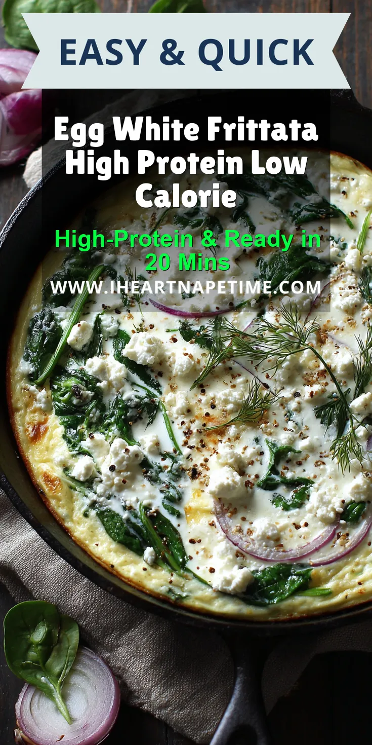 Egg White Frittata High Protein Low Calorie served warm with cozy spices