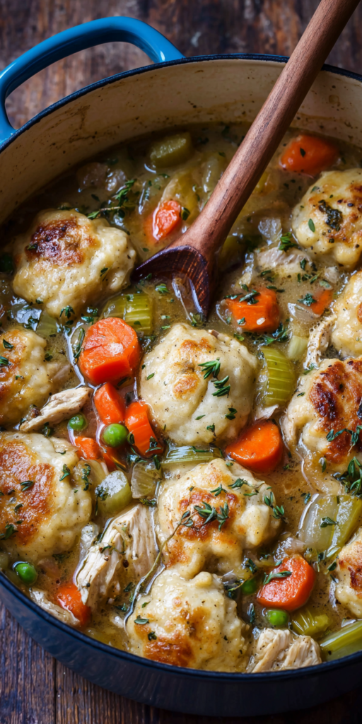 Flat Dumplings Chicken Stew Recipe