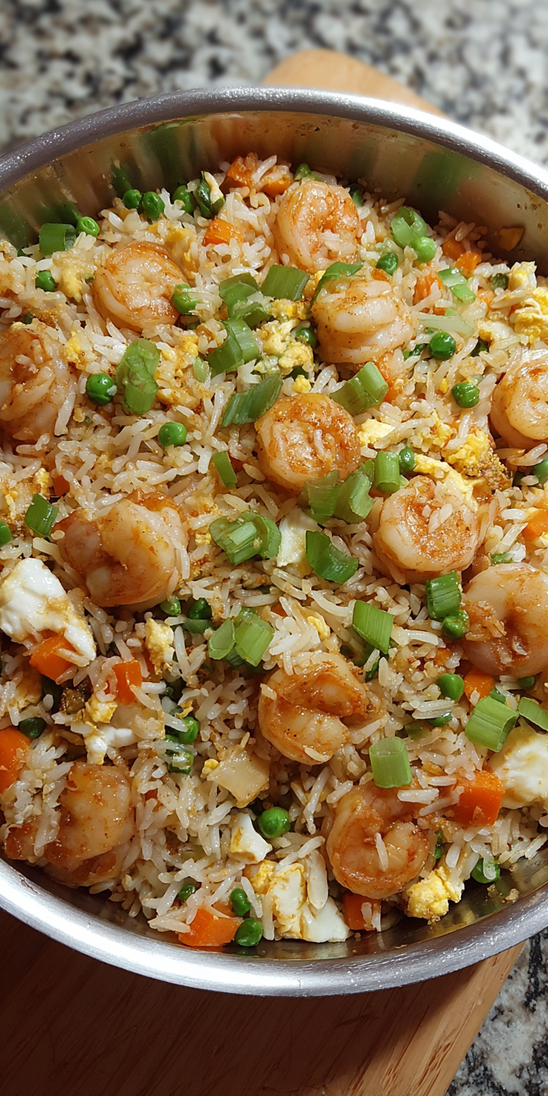 Garlic Butter Shrimp and Asparagus Pasta served warm with cozy spices