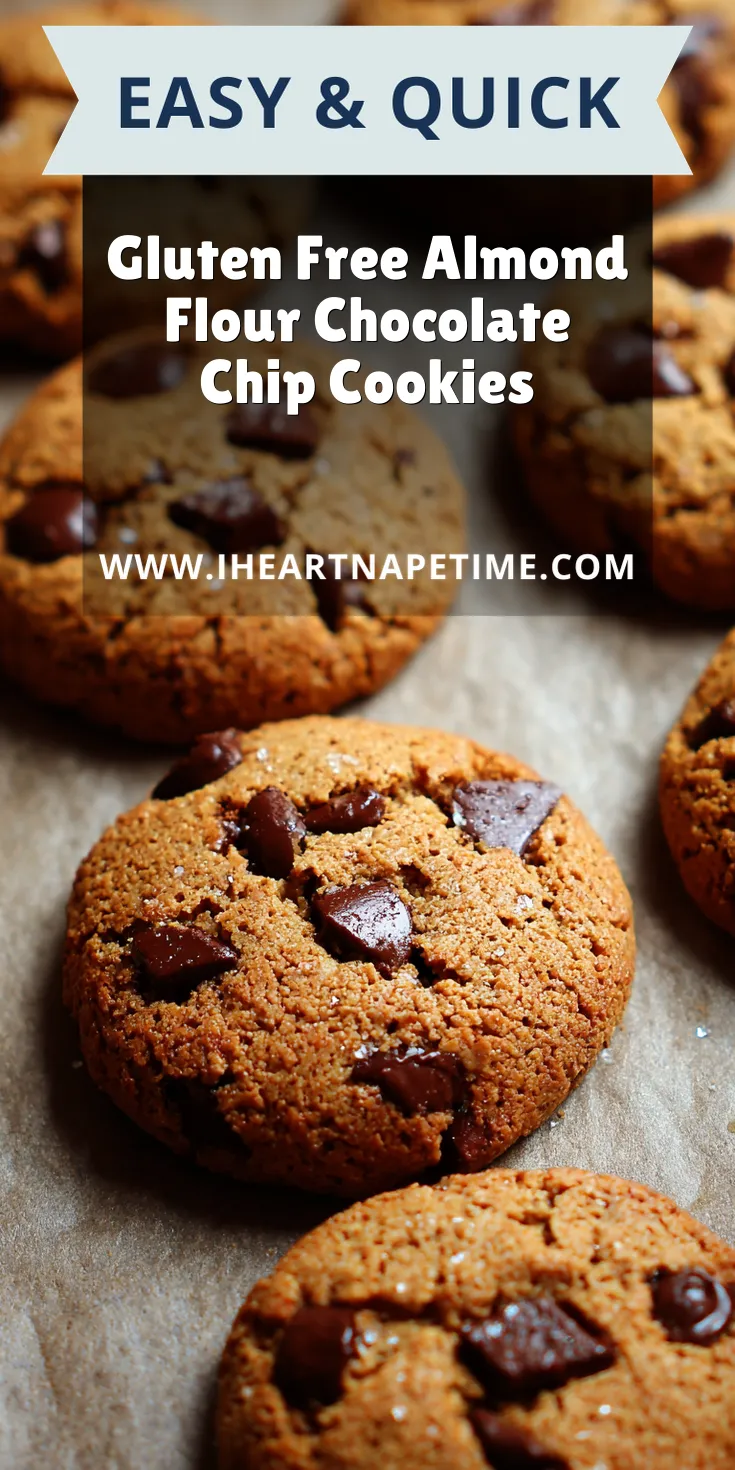 Gluten Free Almond Flour Chocolate Chip Cookies served warm with cozy spices