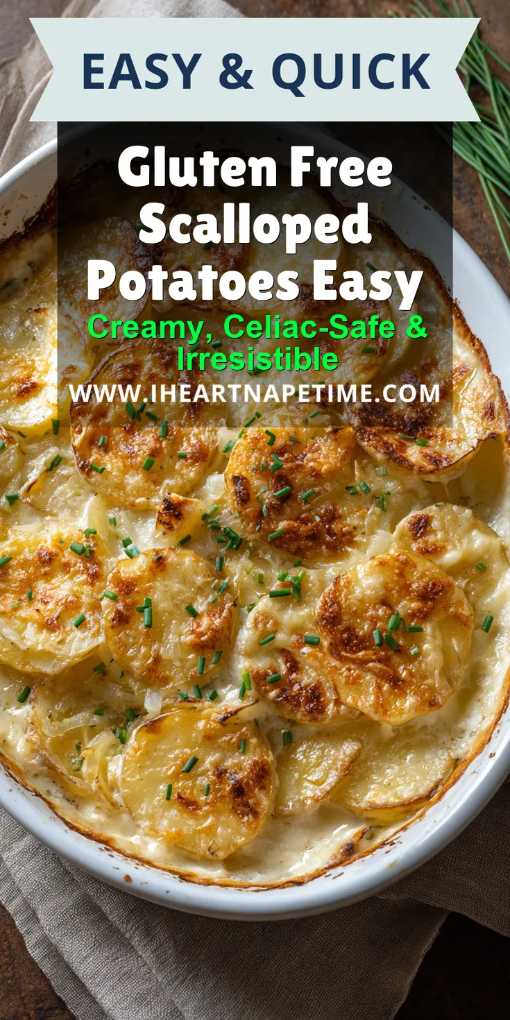Gluten Free Scalloped Potatoes Easy served warm with cozy spices