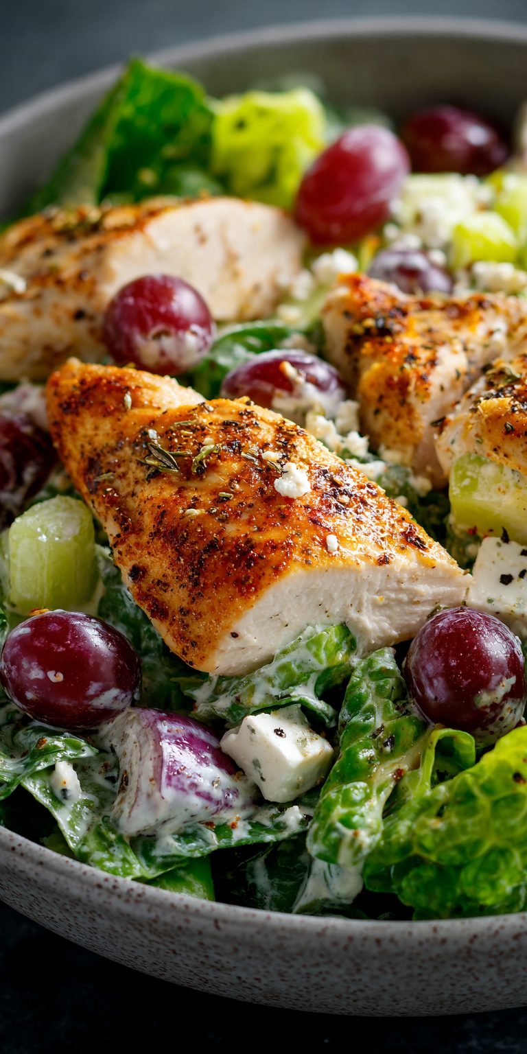 Greek Yogurt Chicken Salad Protein Meal Prep served warm with cozy spices