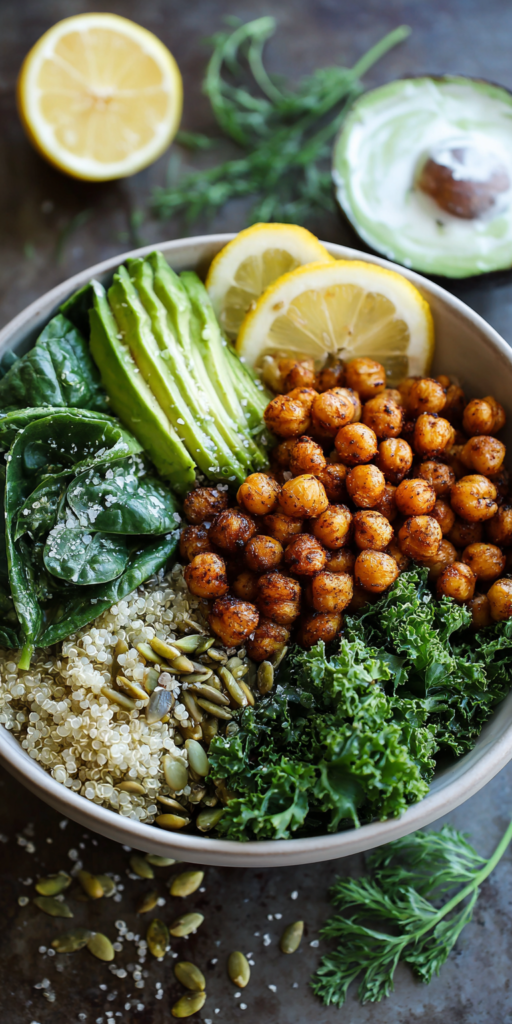 Green Goddess Quinoa Healthy Bowls Recipe