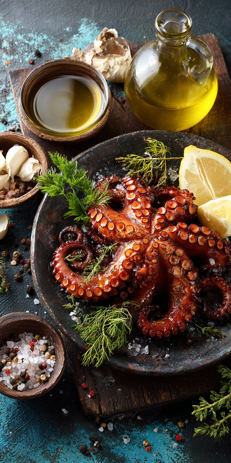 Grilled Octopus Mediterranean Seafood Recipe