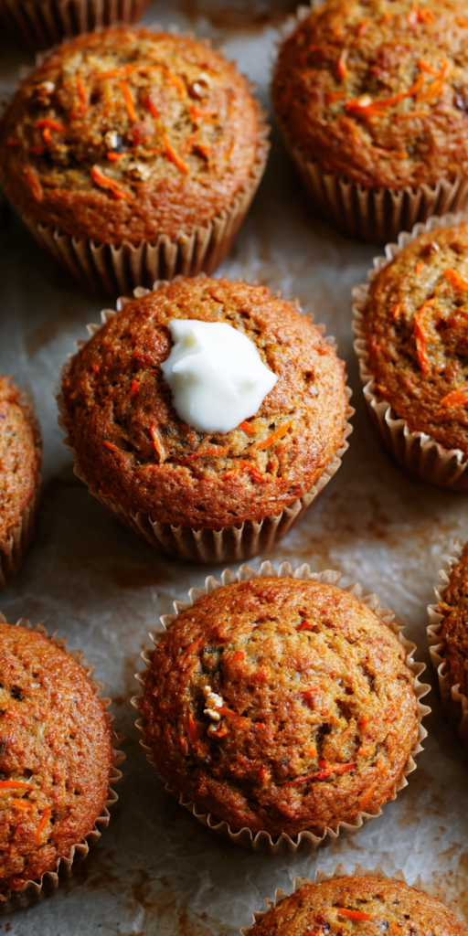 Healthy Carrot Cake Muffins Sweet Treats Recipe