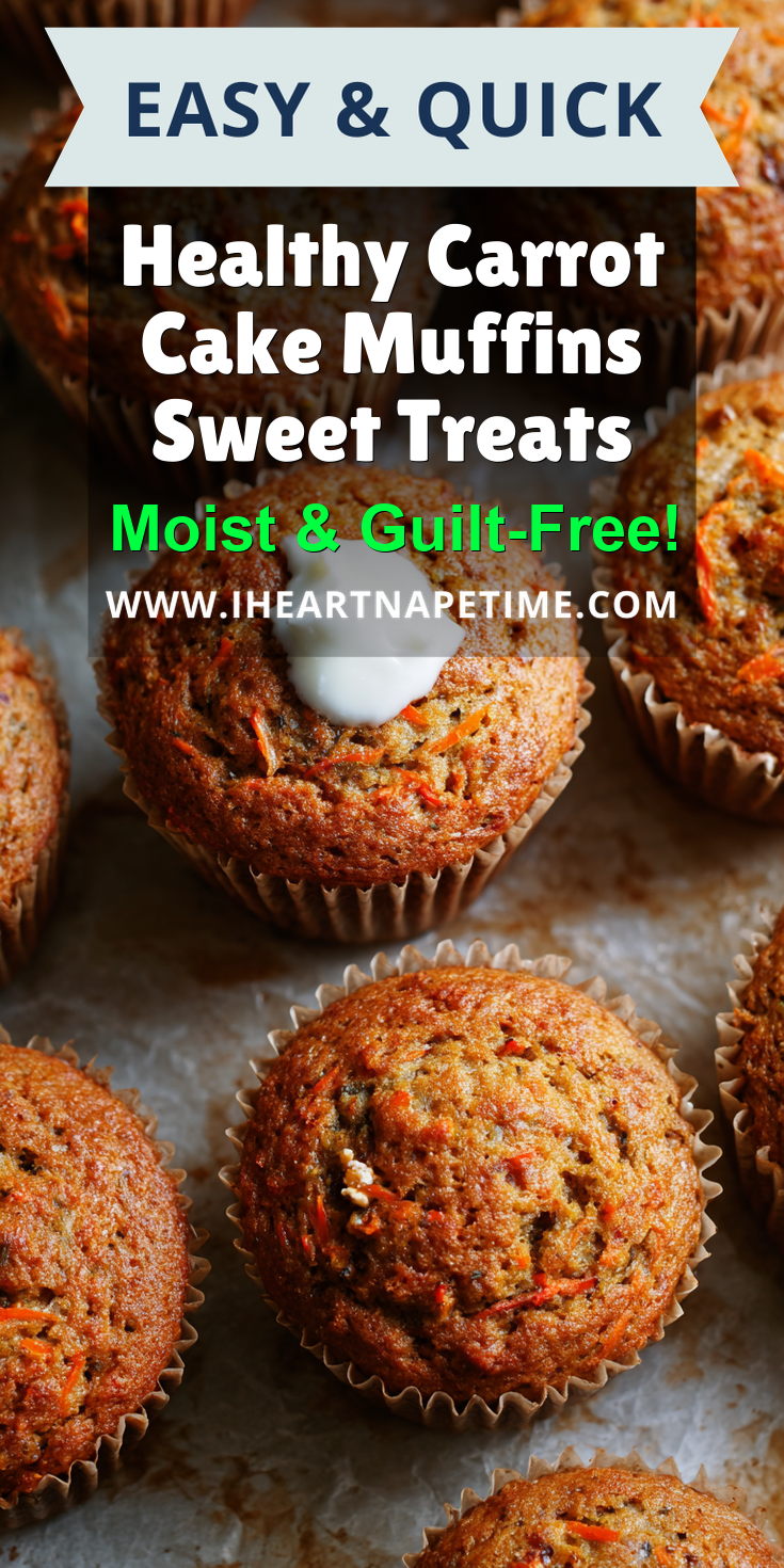 Healthy Carrot Cake Muffins Sweet Treats served warm with cozy spices