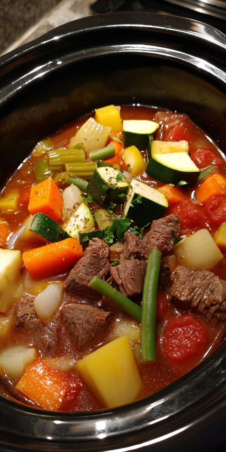 Hearty Venison Vegetable Soup served warm with cozy spices