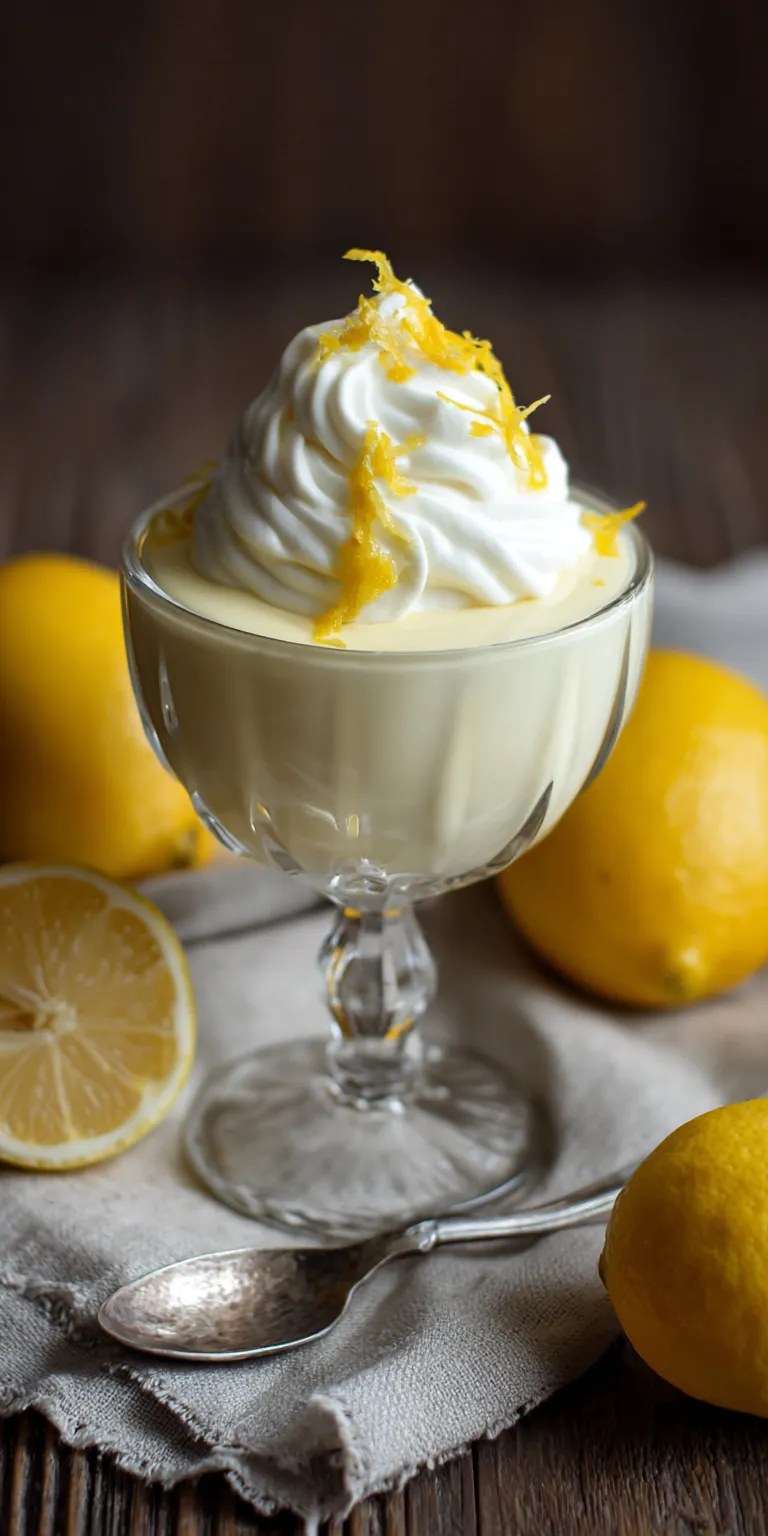 Homemade Lemon Mousse Recipe served warm with cozy spices