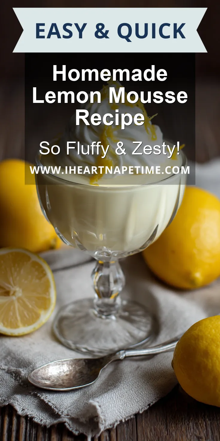 Homemade Lemon Mousse Recipe served warm with cozy spices