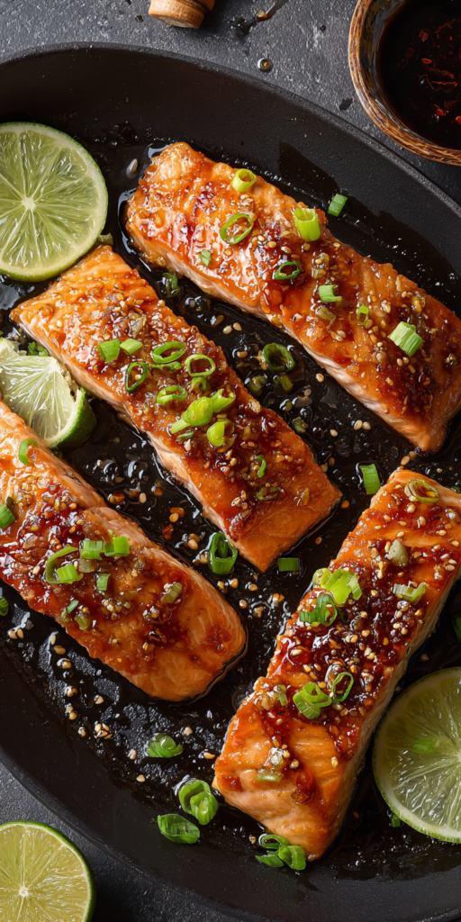 Honey Glazed Salmon Easy Dinner Ideas Recipe