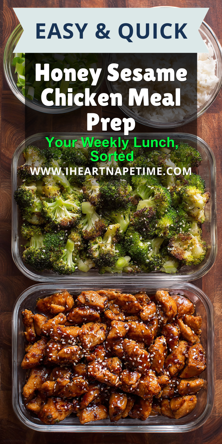 Honey Sesame Chicken Meal Prep served warm with cozy spices