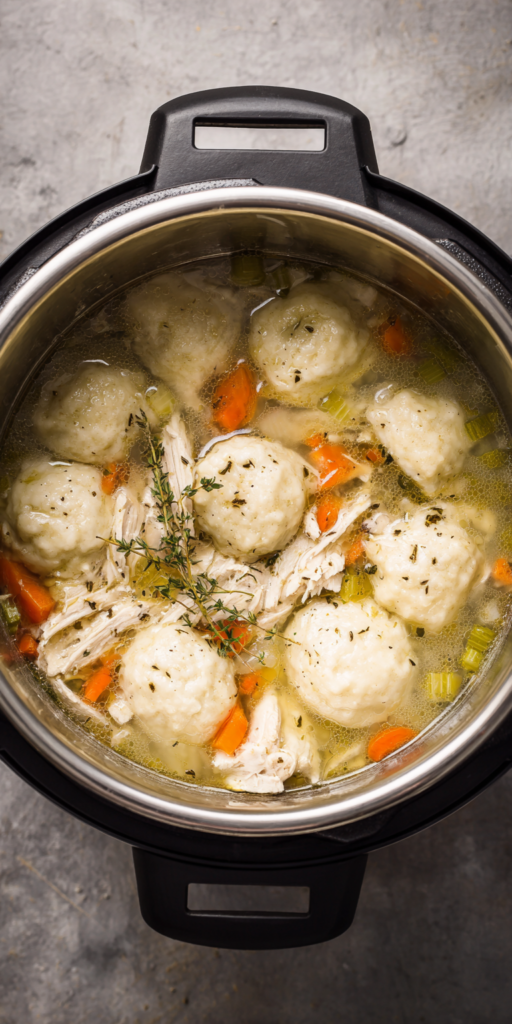 Instant Pot Chicken And Dumplings Recipe