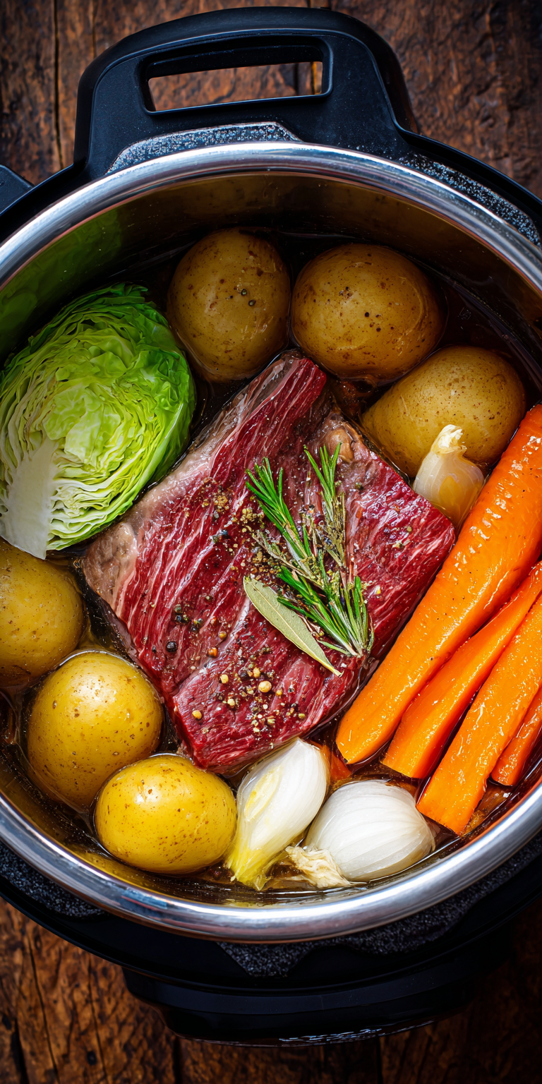 Instant Pot Corned Beef Brisket Dinner Recipe