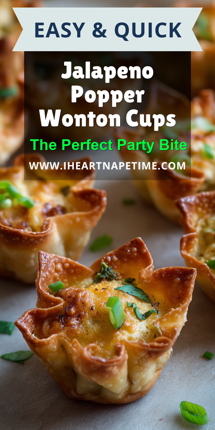 Jalapeno Popper Wonton Cups served warm with cozy spices