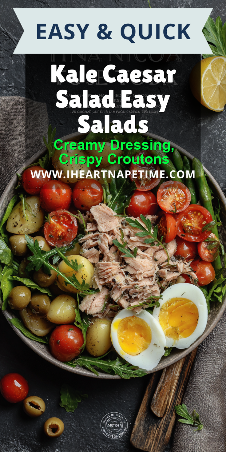 Kale Caesar Salad Easy Salads served warm with cozy spices