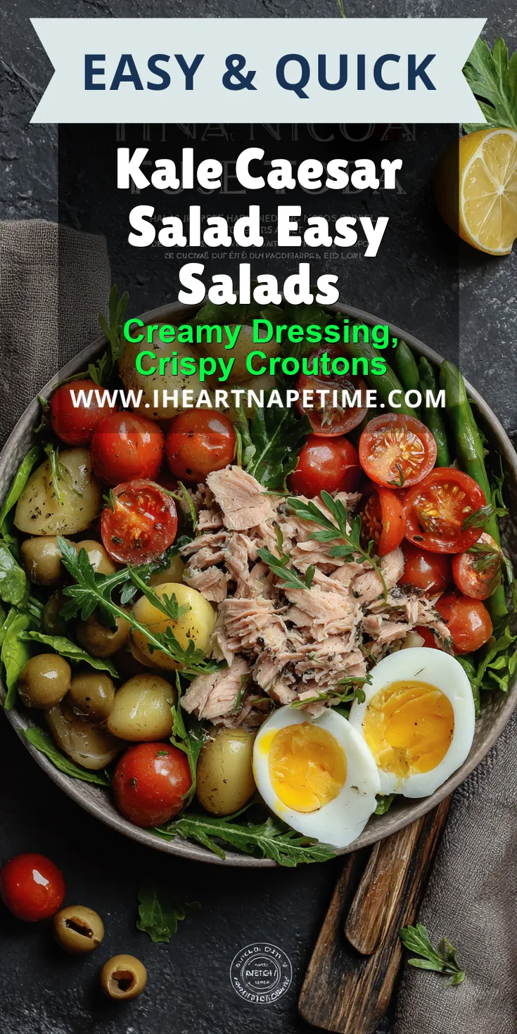 Kale Caesar Salad Easy Salads served warm with cozy spices