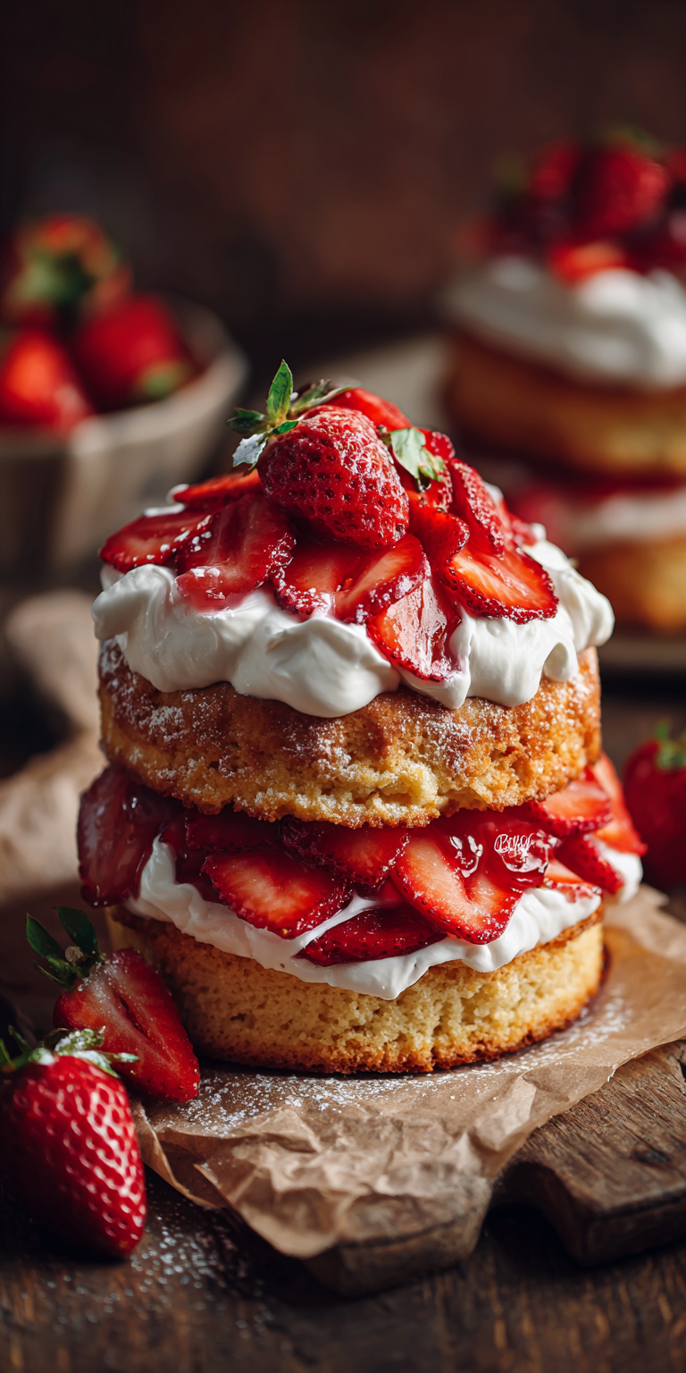 Keto Almond Flour Strawberry Shortcake Recipe