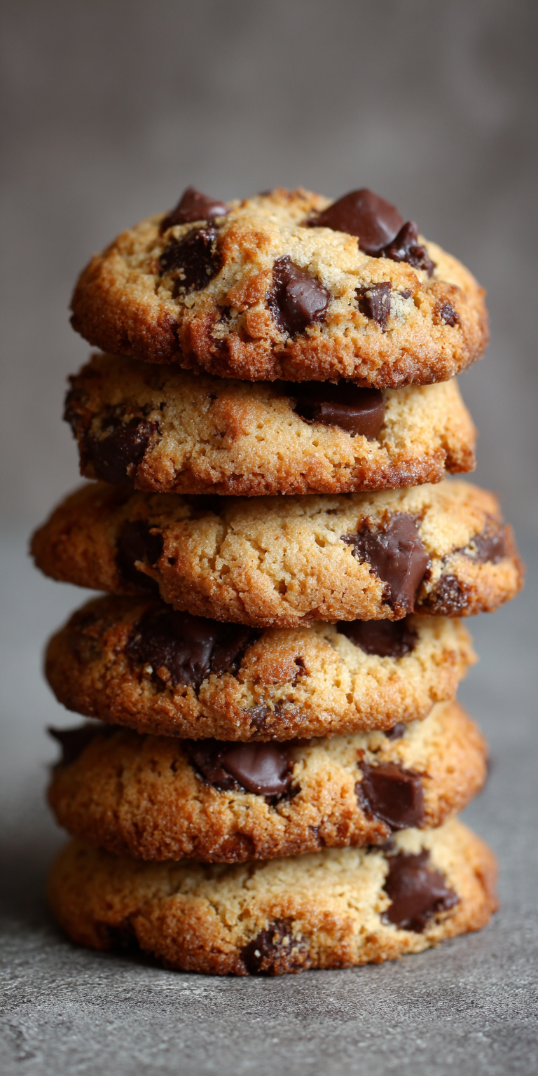 Keto Chocolate Chip Cookies served warm with cozy spices