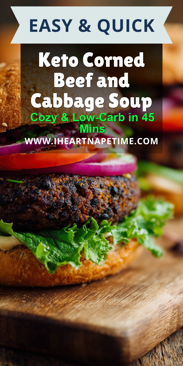 Keto Corned Beef and Cabbage Soup served warm with cozy spices