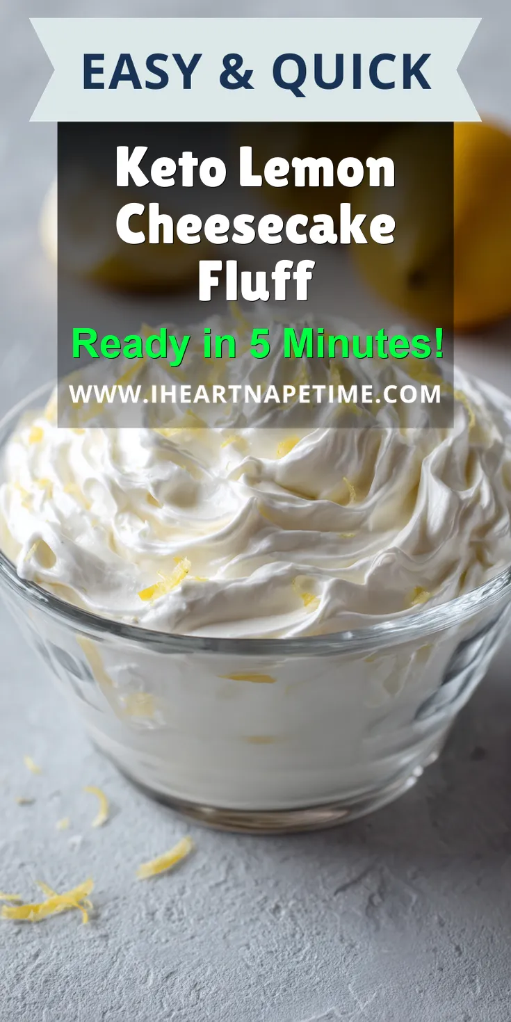 Keto Lemon Cheesecake Fluff served warm with cozy spices