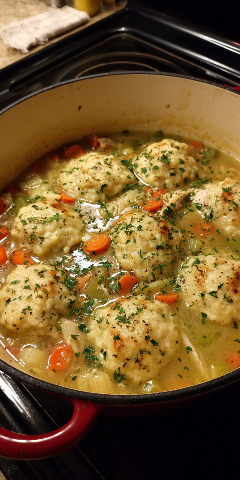 Keto Low Carb Chicken And Dumplings Recipe