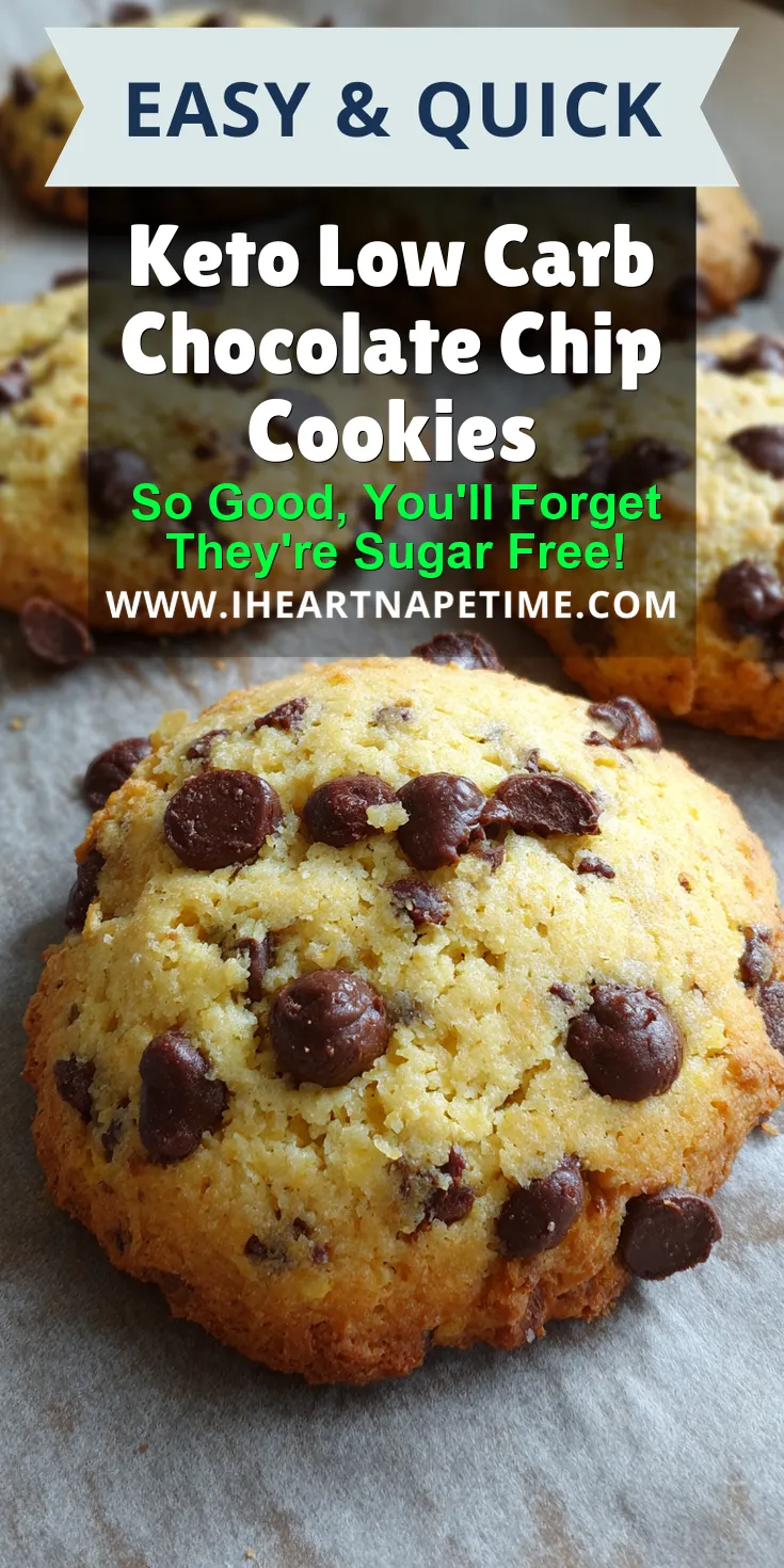 Keto Low Carb Chocolate Chip Cookies served warm with cozy spices